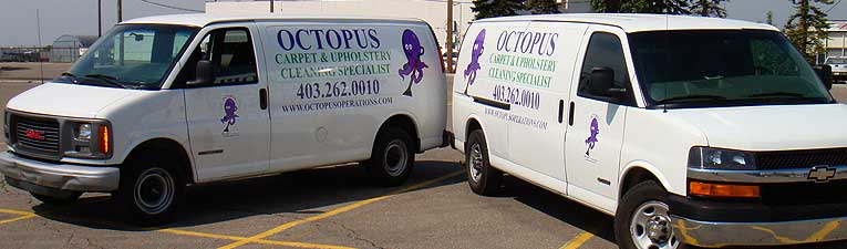Octopus steam extraction vans